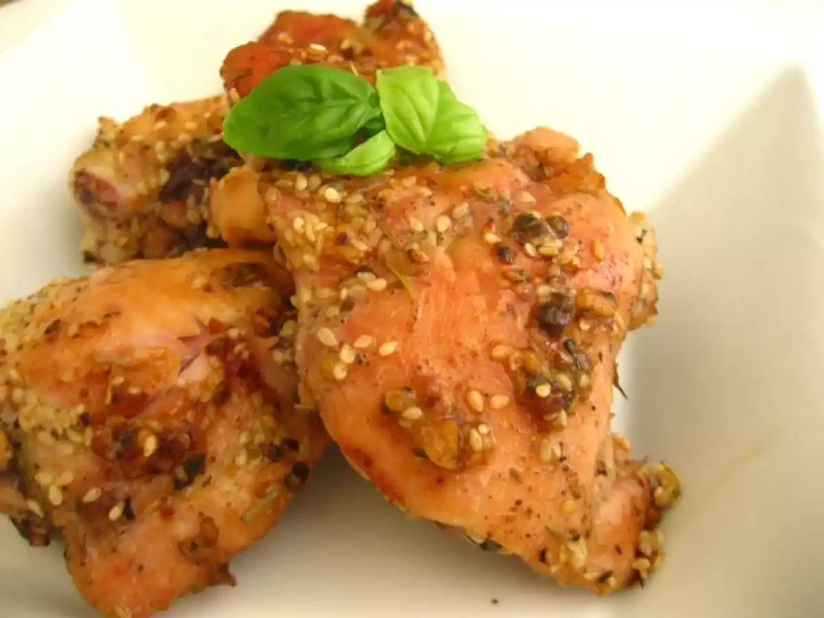 Coscia di pollo al pepe rosa